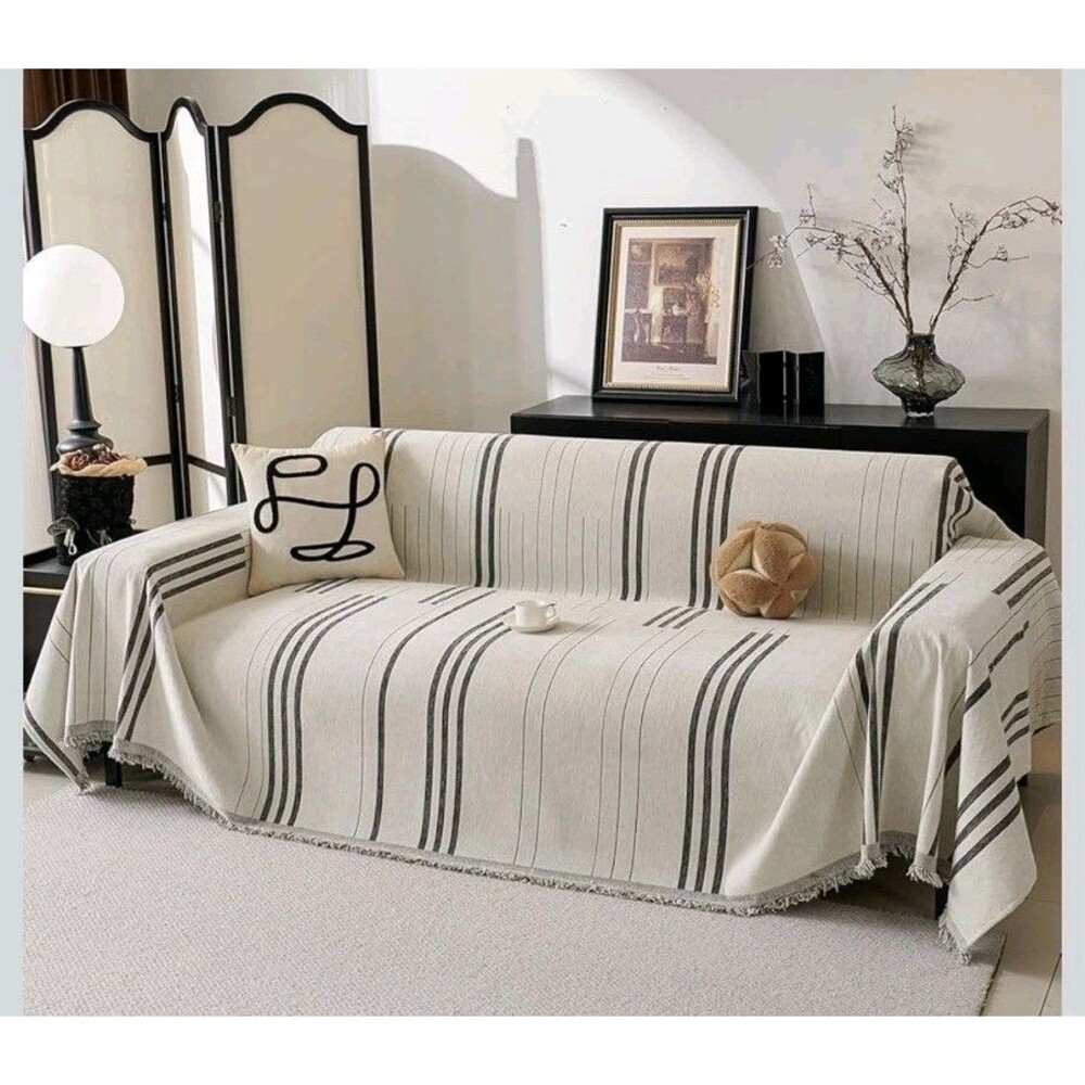 Boho Non Slip Covers Sofa Covers 3 Cushion Chenille Dog Pet Couch Protector New